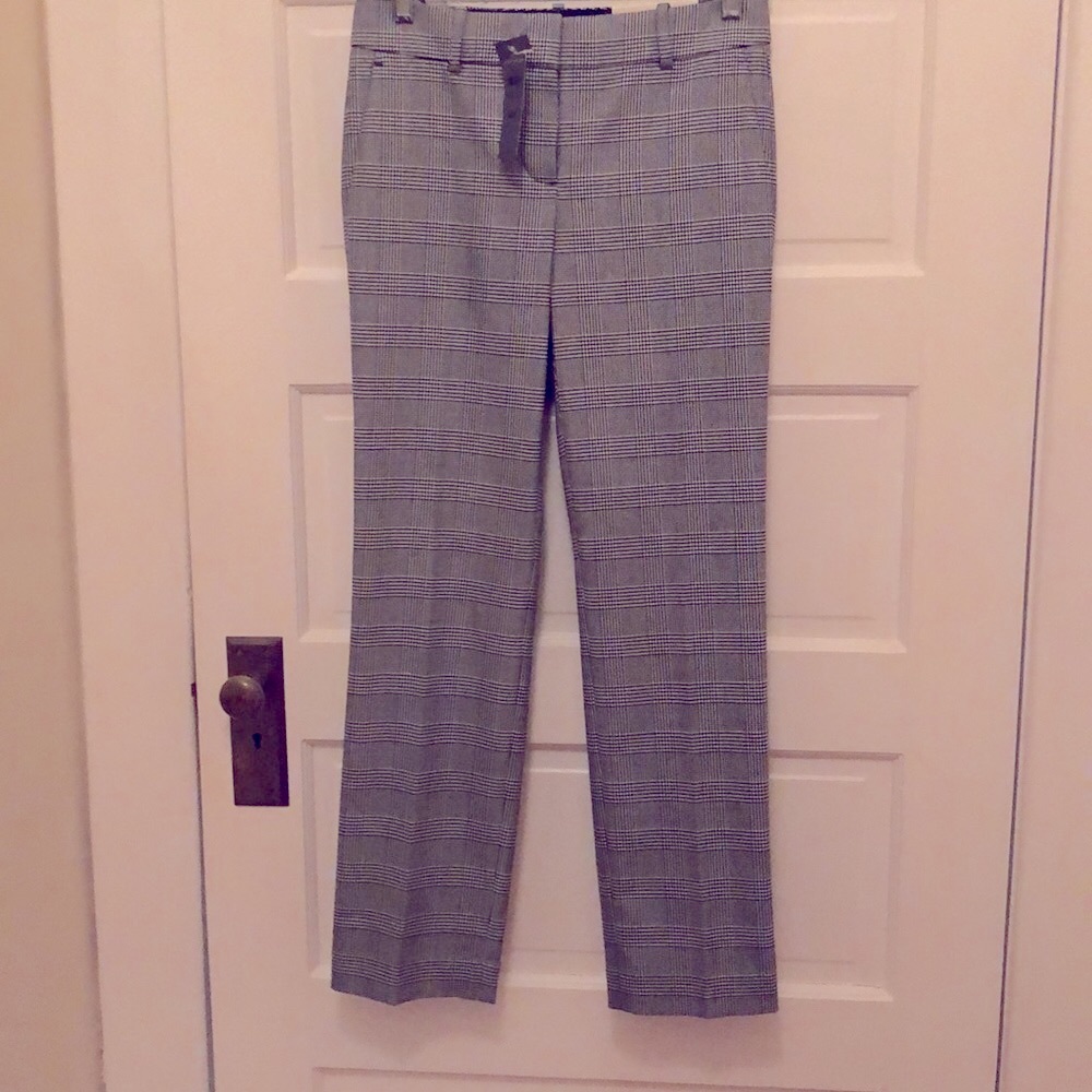 NWT Ann Taylor Curvy Petite Plaid Pants